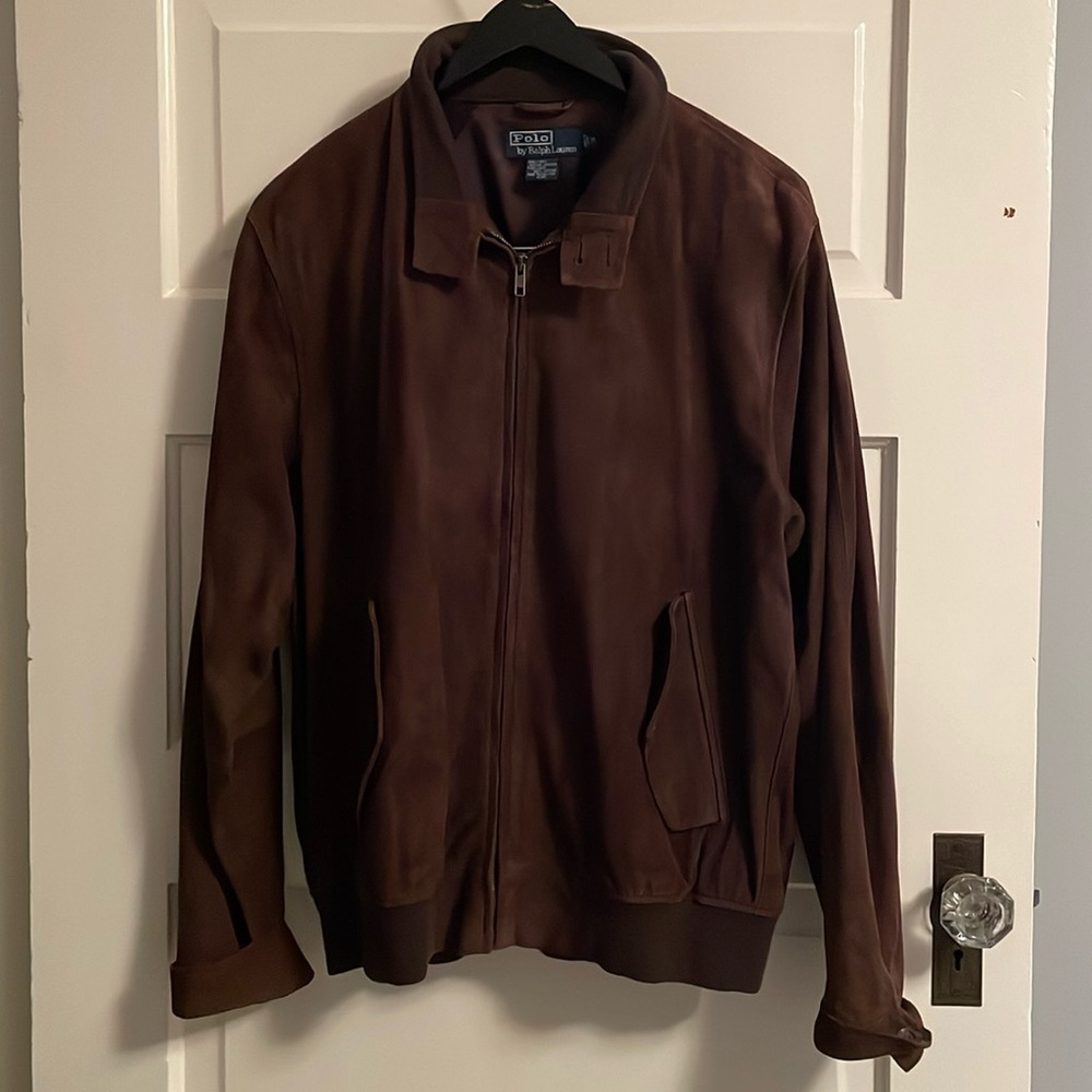 Vintage Ralph Lauren Polo Genuine Leather Jacket (medium)